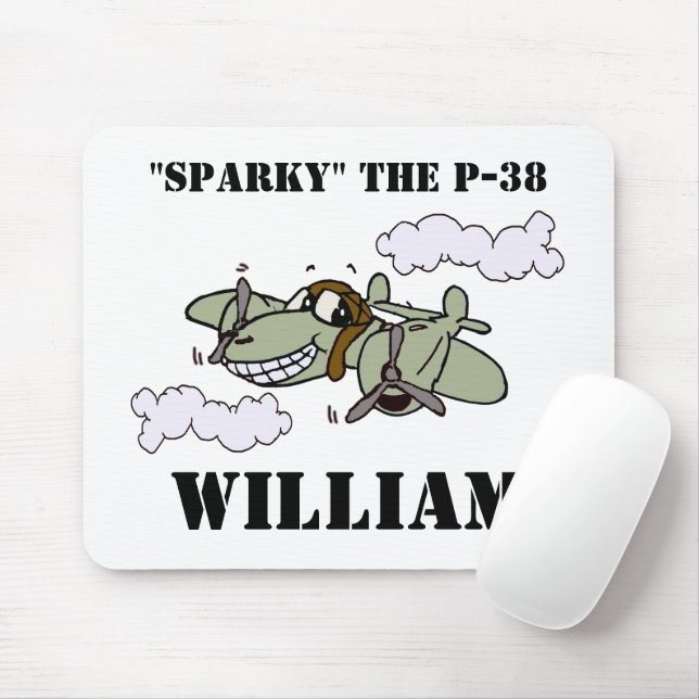 Mousepad Sparky, o P-38 (Com mouse)