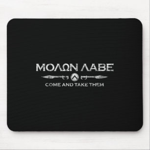 Mousepad Sparta Gym E Malhação - Molon Labe
