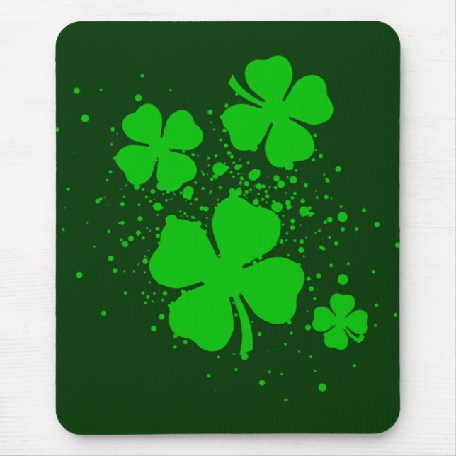 Mousepad Spatter do trevo (Frente)