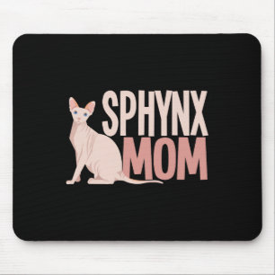 Mousepad Sphynx Mãe Cat Sphinx Cabeçalho Proprietário de Ga