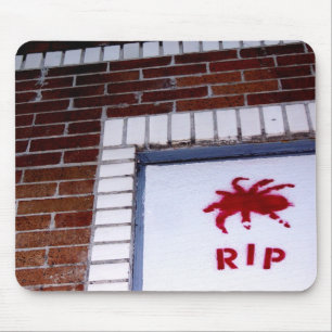 Mousepad spider r.i.p. estêncil