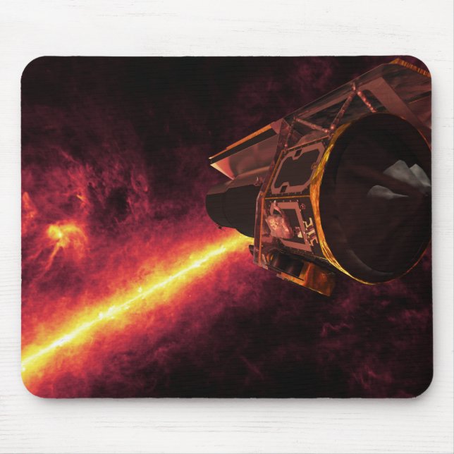 Mousepad Spitzer visto contra o céu infravermelho (Frente)