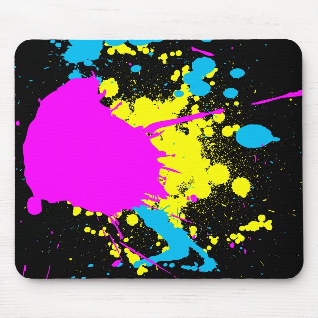 Mousepad Splash CMYK (Frente)