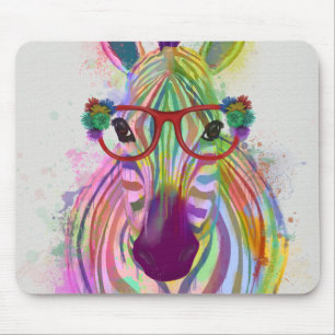 Mousepad Splash de Zebra Rainbow