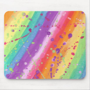 Mousepad Splatter do arco-íris