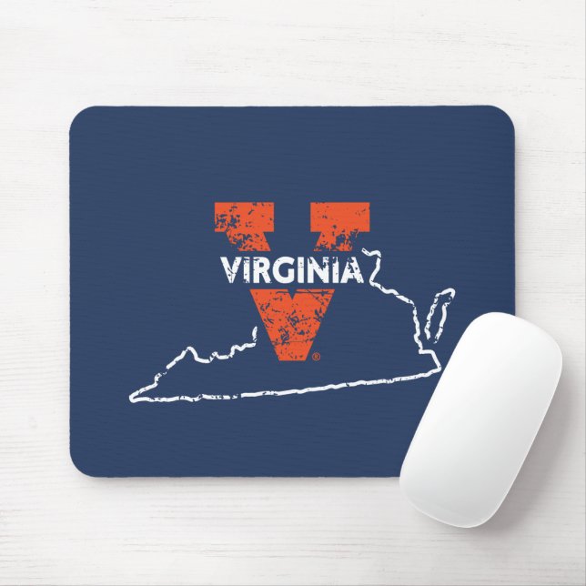 Mousepad Split V Virginia State Love (Com mouse)