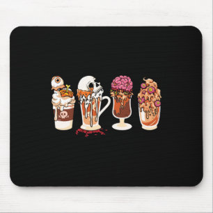 Mousepad "Spooky Season Fall Coffee Horror Movie and Coffee