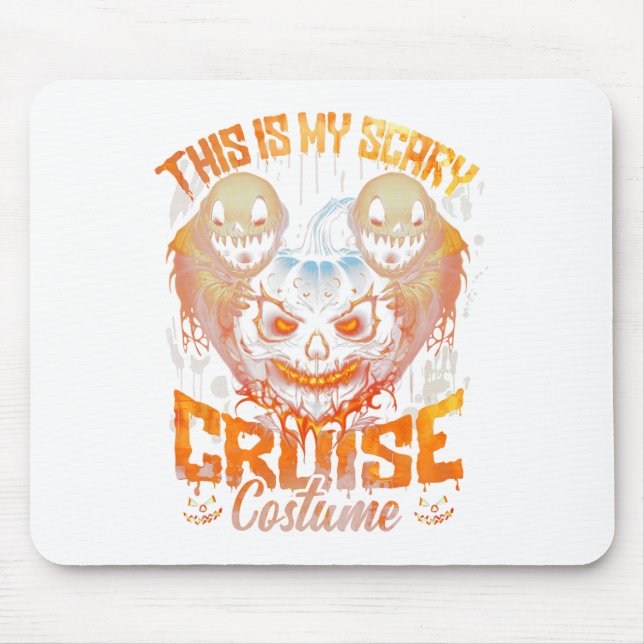 Mousepad Spooky Skeleton Skeleton Halloween (Frente)