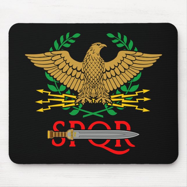 Mousepad SPQR Gladius - Senatus Populusque Romanus  (Frente)