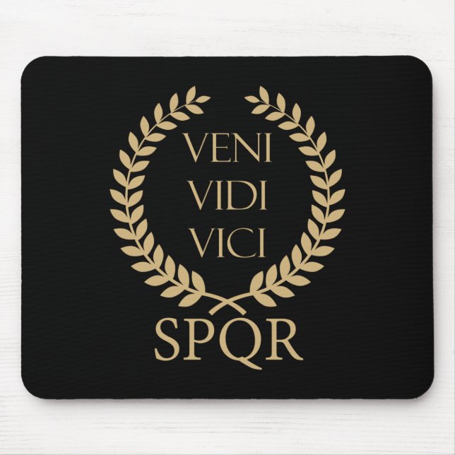 Mousepad SPQR: Veni, Vidi, Vici (Frente)