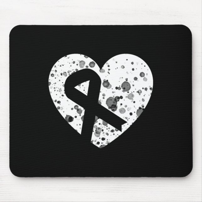 Mousepad Spread Love With Graphic Heart And Ribbon Cancer  (Frente)