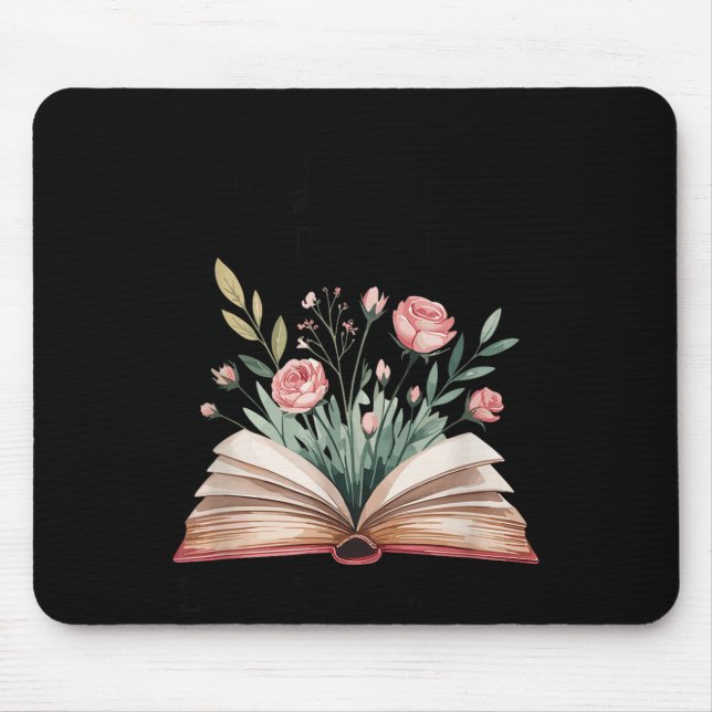 Mousepad Spread Those Pages Like A Good Girl Bookworm Book  (Frente)