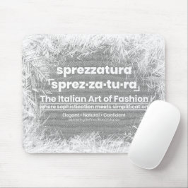 Mousepad SPREZZATURA: A ARTE ITALIANA DA MODA-BlackDenim