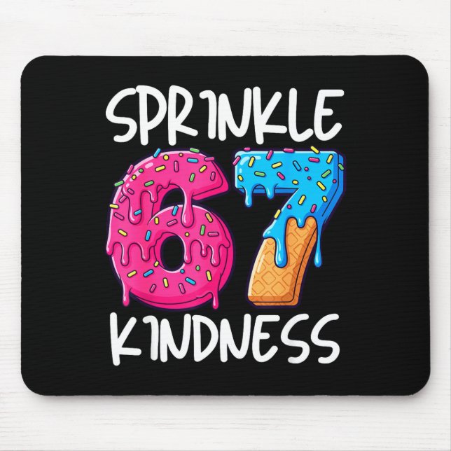 Mousepad Sprinkle Kindness Family Matching Doughnut Ice-cre (Frente)