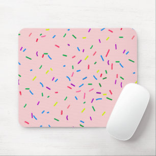 Mousepad Sprinkles De Doces A Rosa