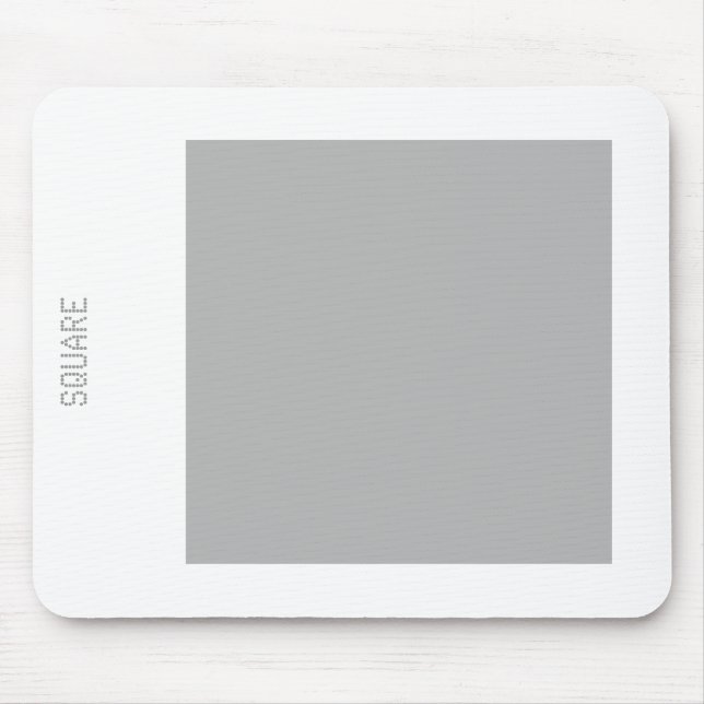 Mousepad Square - 30pc Grey and White (Frente)