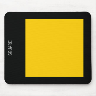 Mousepad Square - Amber and Black