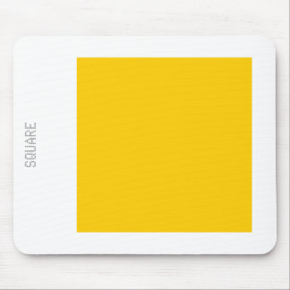 Mousepad Square - Amber and White