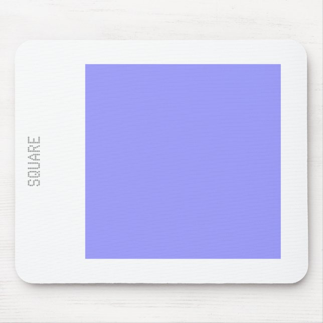 Mousepad Square - Baby Blue and White (Frente)