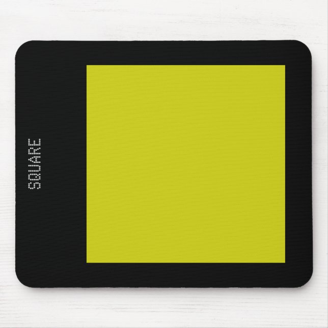 Mousepad Square - Banana and Black (Frente)