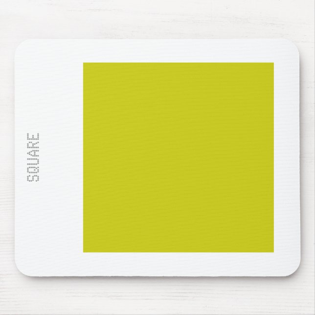 Mousepad Square - Banana and White (Frente)