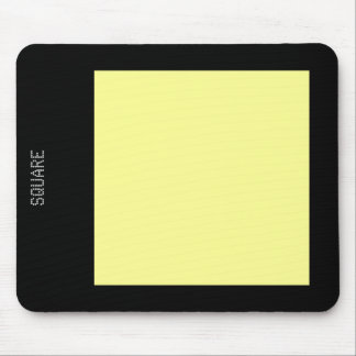 Mousepad Square - Chalk Yellow and Black