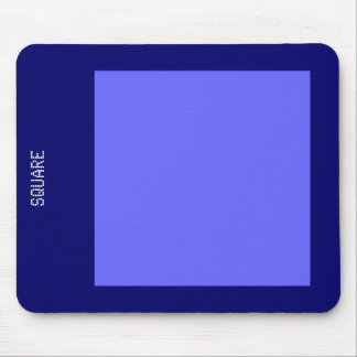Mousepad Square - Electric Blue and Deep Navy