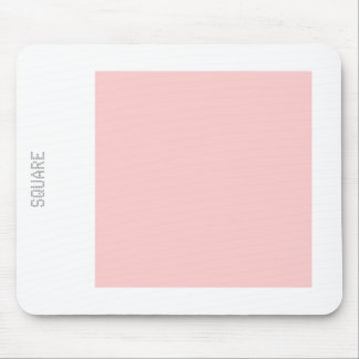 Mousepad Square - Faded Pink and White