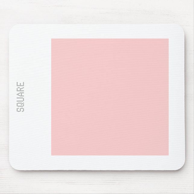 Mousepad Square - Faded Pink and White (Frente)