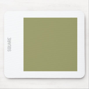 Mousepad Square - Khaki and White