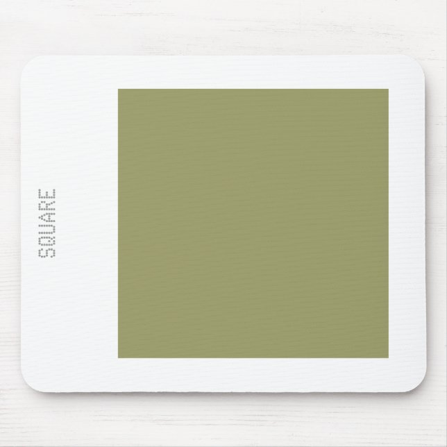 Mousepad Square - Khaki and White (Frente)