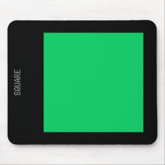 Mousepad Square - Light Green and Black