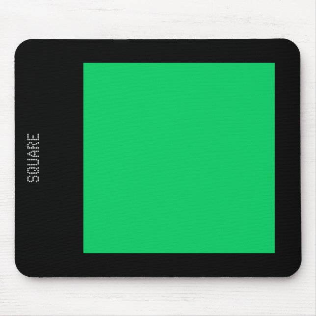 Mousepad Square - Light Green and Black (Frente)