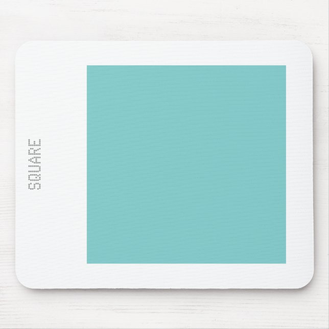 Mousepad Square - Lt Blue Green and White (Frente)