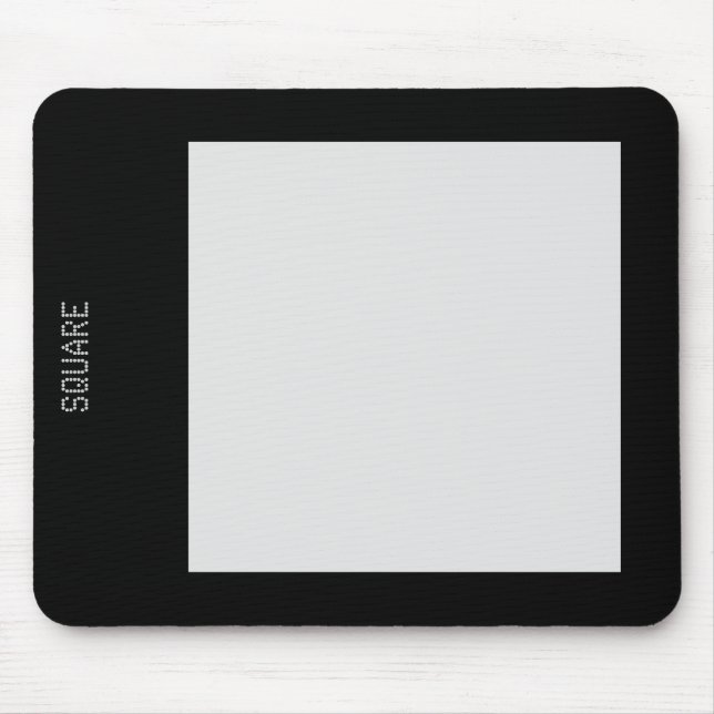 Mousepad Square - Lt Gray and Black (Frente)