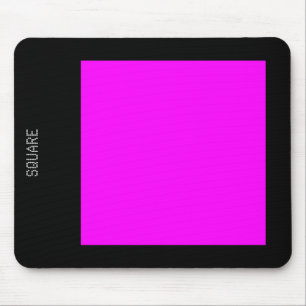 Mousepad Square - Magenta and Black