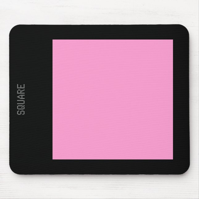 Mousepad Square - Pink and Black (Frente)