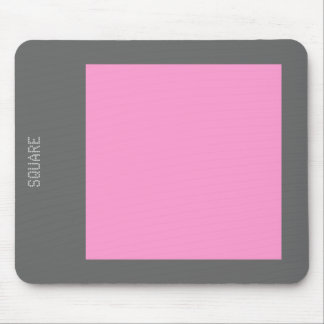 Mousepad Square - Pink and Gray