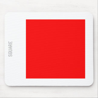 Mousepad Square - Red and White