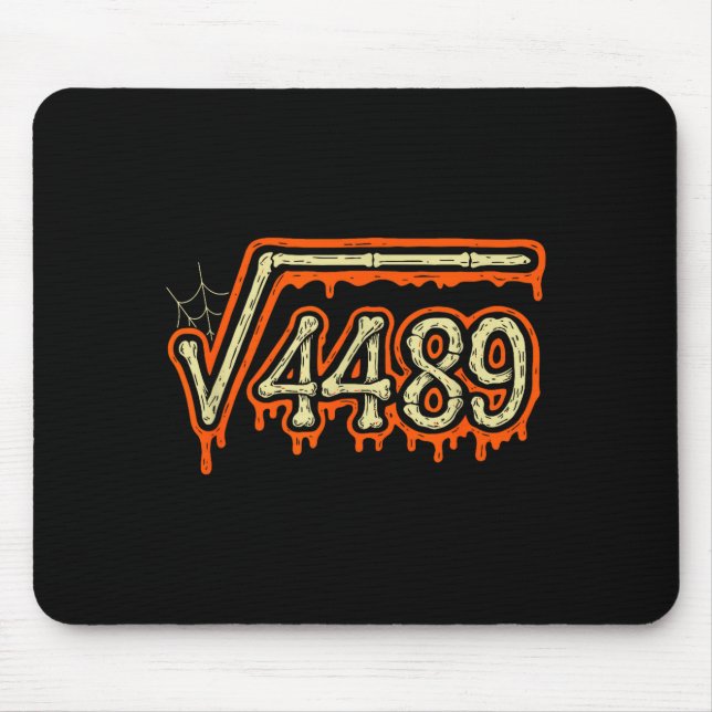 Mousepad Square Root 4489 Equals 67 Geek Joke  (Frente)