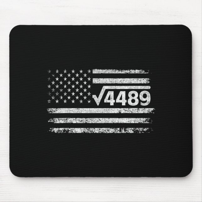 Mousepad Square Root 4489 Slang Math Teacher Six Seven 6 7  (Frente)