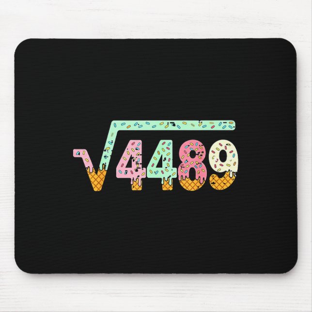 Mousepad Square Root 4489 Slang Math Teacher Six Seven 6 7  (Frente)