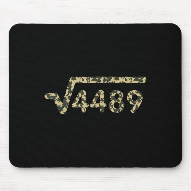 Mousepad Square Root 4489 Slang Math Teacher Six Seven 6 7  (Frente)