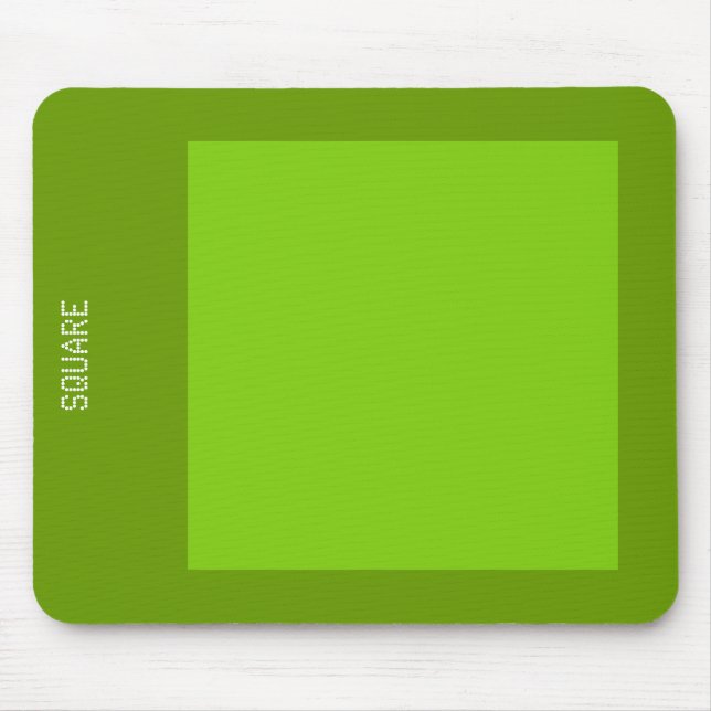 Mousepad Square - Shades of Green (Frente)