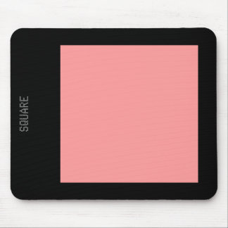 Mousepad Square - Soft Pink and Black
