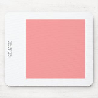 Mousepad Square - Soft Pink and White