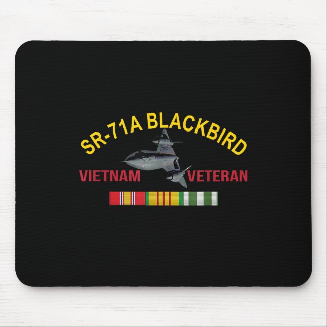 Mousepad Sr-71a Blackbird Vietnam Veteran Sr 71 Blackbird A (Frente)