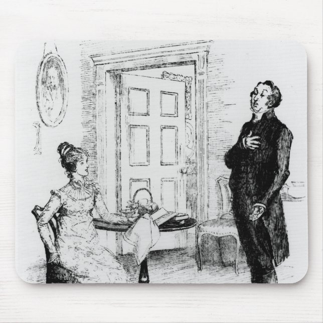 Mousepad Sr. Collins e Elizabeth (Frente)
