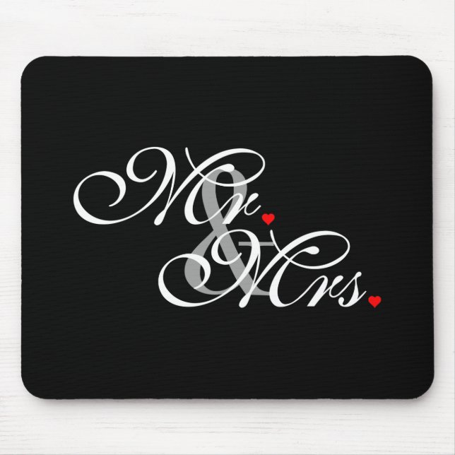 Mousepad Sr. e Sra. Marido Esposam Sua Nova Semana (Frente)