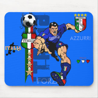 Mousepad Sr. Italiano Garanhão Forza Azzurri Italia 2010